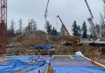 Stavba úspěšně pokračuje