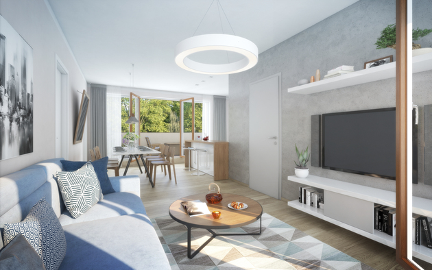 Byty z předchozích etap jsou již prodány, ale otevírají se dveře nového projektu...